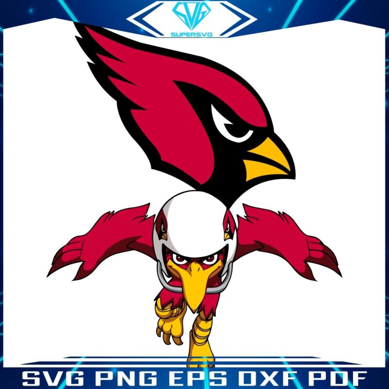 Arizona Cardinals Cartoon Character SVG NFL Rush Zone Fun