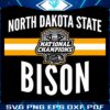 Bison Triumph 2024 Champs SVG for North Dakota State Fans
