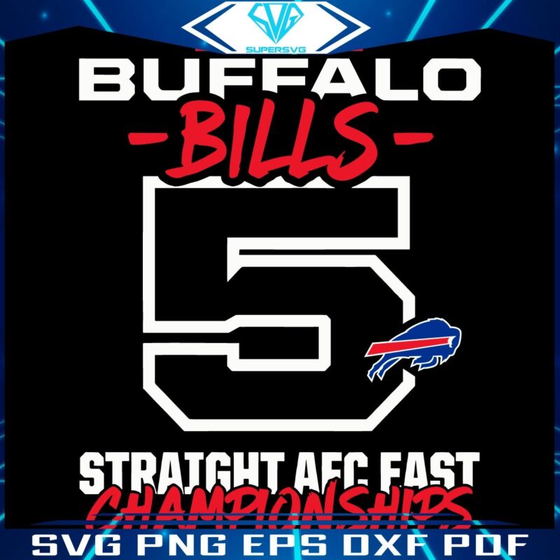 Buffalo Bills 2024 AFC East Champs SVG Dominance in Style