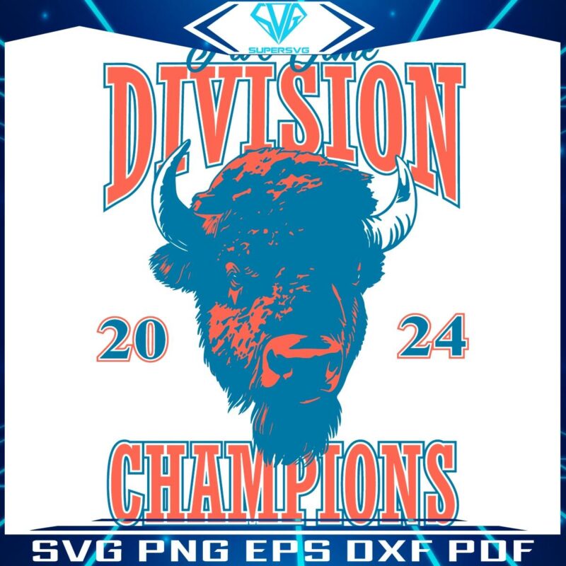 Buffalo Bills 2024 FiveTime Champs Retro SVG Design