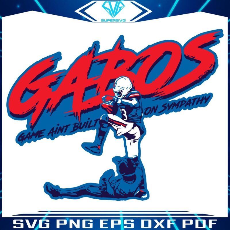 Buffalo Bills Gabos Game No Sympathy SVG Design