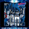Buffalo Bills NFL Rush Zone Cartoon Logo SVG for Football Fans