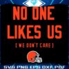 Cleveland Browns Unfazed Unbothered SVG