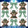 Cozy Highland Cow St Patricks Day PNG Charm