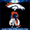 Denver Broncos NFL Rush Zone Cartoon Character SVG Design