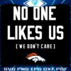 Denver Broncos Proudly Unbothered SVG Design
