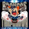 Denver Broncos Tuchdown Nfl Tasmanian Devil SVG
