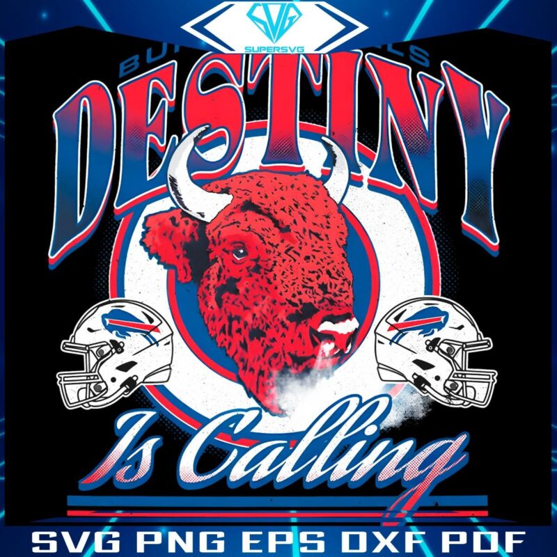 Destiny Awaits Vintage Buffalo Bills Mascot PNG