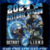 Detroit Lions 2024 Historic Season Never In Doubt PNG