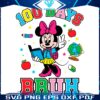 Disney Minnie SVG Celebrating 100 Happy Days of School