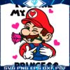 Funny Youre My Princess Super Mario Valentine SVG Design