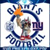 Giants Football NFL Rush Zone Cartoon SVG Delight