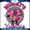 Glitter Mummys Valentine Heart Checkered Candy SVGPNG