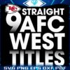 Kansas City Chiefs 4 Straight Afc West Titles Our Time Is Now SVG