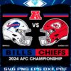 Kansas City Chiefs VS Buffalo Bills 2024 AFC Championship SVG