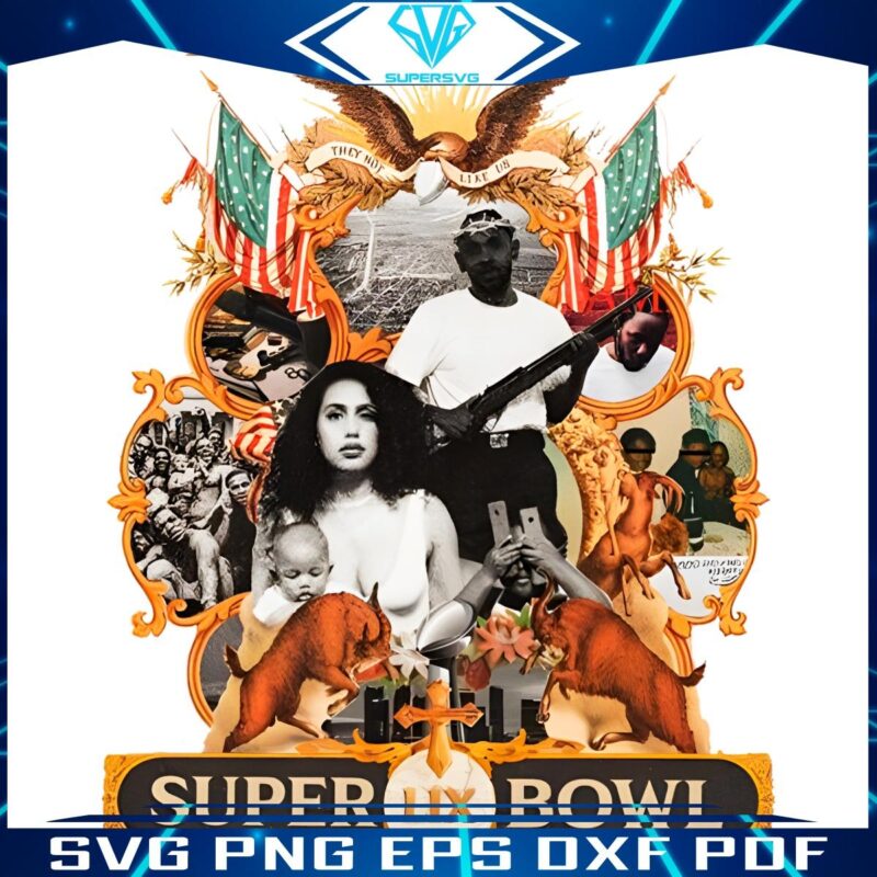 Kendrick Lamar at Super Bowl LIX 2025 Exclusive PNG