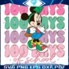 Little Girl Minnie Celebrates 100 Days of School SVGPNG