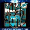 Miami Dolphins NFL Rush Zone Cartoon Logo in SVG Format