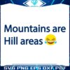 Mountains Are Hill Areas Smile Icon SVG