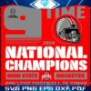 Ohio State Buckeyes 2024 CFP Champs SVG Magic
