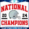 Ohio State Buckeyes 2024 Champs Helmet SVG Design