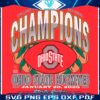 Ohio State Buckeyes 2024 Champs SVG Design