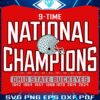 Ohio State Buckeyes 9Time Champs 2024 SVG Design