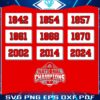 Ohio State Buckeyes 9x Champs SVG Relive the Glory Years
