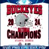 Ohio State Buckeyes National Champions Confetti SVG Celebration
