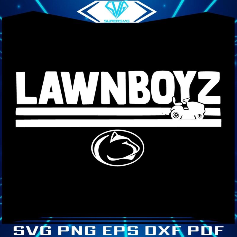 Penn State Nittany Lions Football Lawn Boyz SVG Design