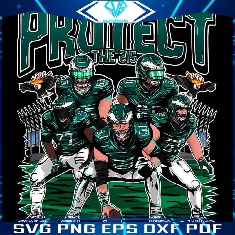 Protect The 215 Philadelphia Eagles Football Team PNG