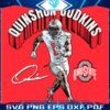 Quinshon Judkins Ohio State Champion Signature in PNG