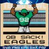 Reggie White SVG Eagles Tecmo Bowl QB Sack Masterclass