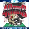 Retro San Francisco 49ers NFL Football Helmet SVGPNG