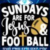 Retro Sundays Jesus Football SVG Delight