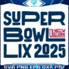Retro Super Bowl LIX 2025 New Orleans SVG
