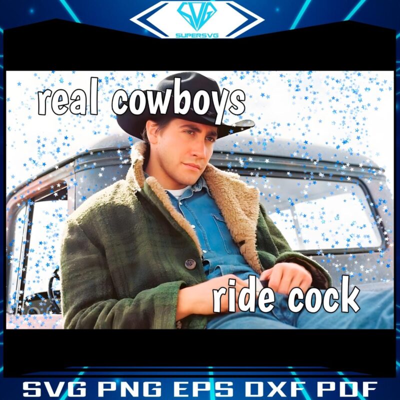 Ride Like a Cowboy Hilarious Jack Twist Meme PNG
