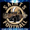 Saints Football NFL Rush Zone Cartoon SVG Extravaganza