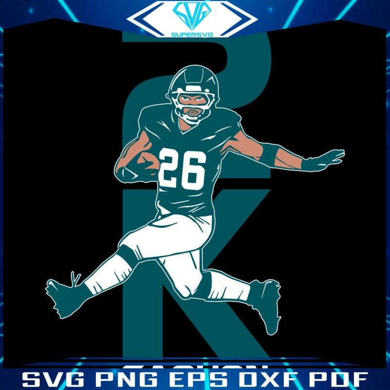 Saquon Barkley 2K SVG Eagles Football Star in Action