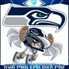 Seattle Seahawks NFL Rush Zone Cartoon Character SVG Design