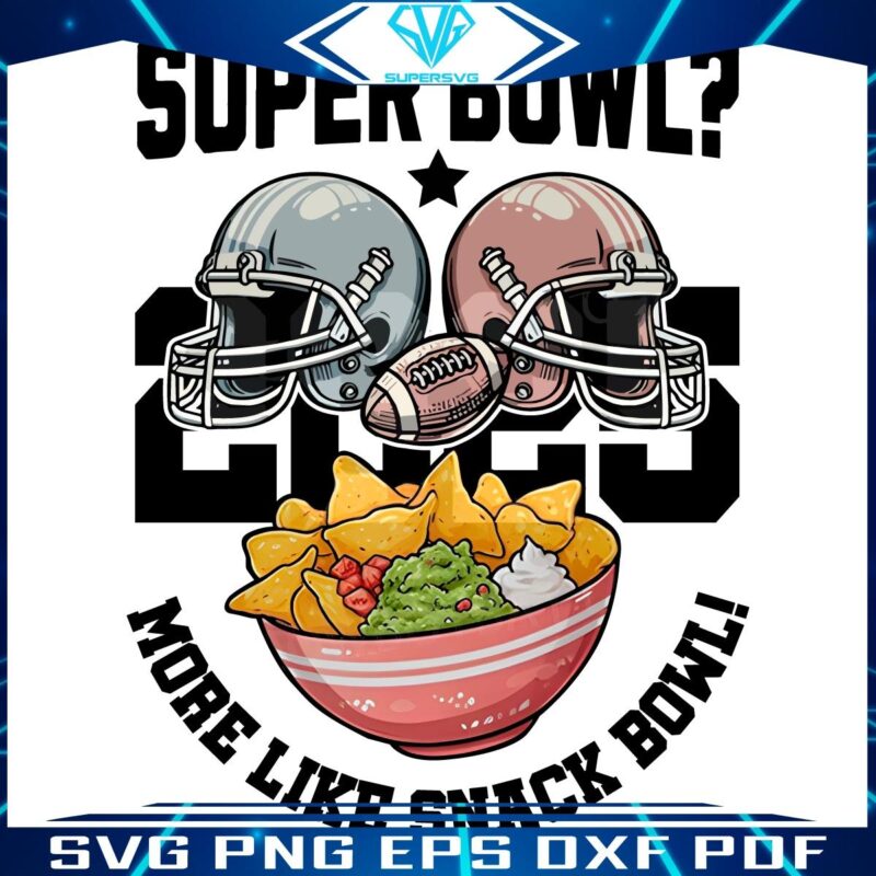 Snack Bowl 2025 Super Bowl Fun in PNG Format