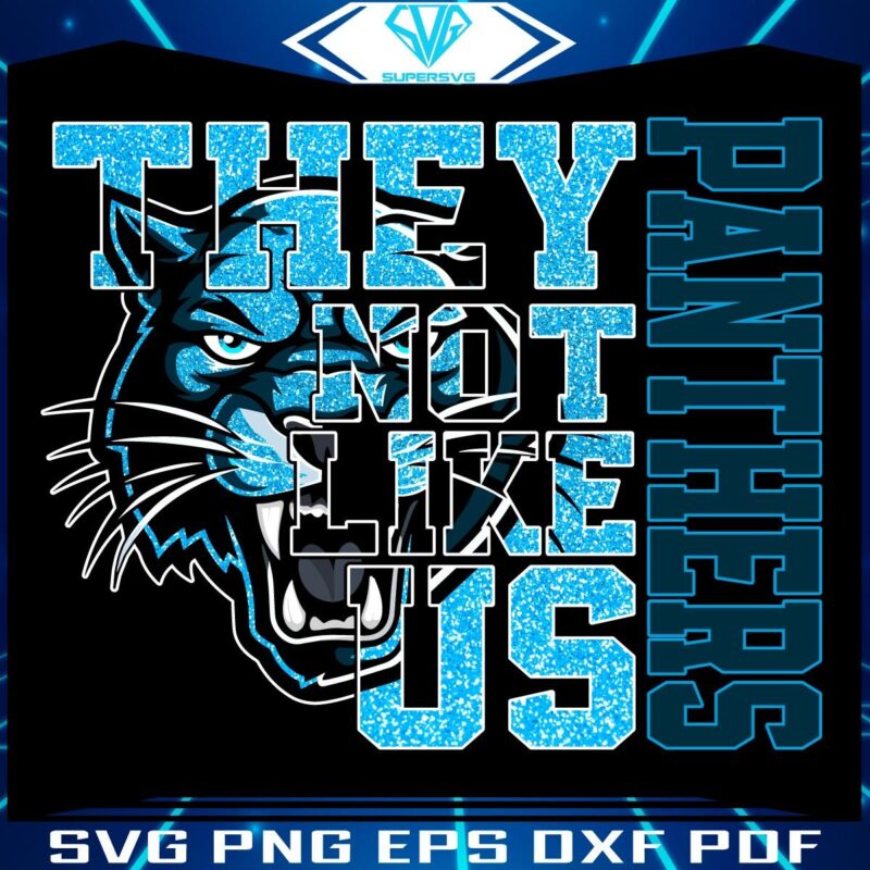 Sparkling Carolina Panthers PNG Theyre Not Like Us