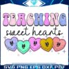 Sparkling Sweetheart Valentine Teacher PNG Design