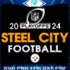 Steel City Showdown Steelers 2024 Playoffs SVG