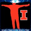 SVG Design Bret Bielema Illinois Fighting Illini Football Coach
