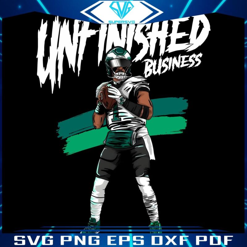 Unfinished Business Philadelphia Eagles Jalen Hurts PNG
