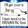 Unicorn SVG Drama First Recovery Later