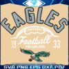 Vintage Eagles Half Ball Logo SVG Established 1933