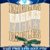 Vintage Eagles Roar Philadelphia Football Logo SVG