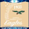Vintage Philadelphia Eagles 1933 NFL Football SVG Art